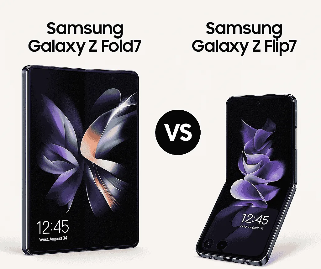 Samsung Galaxy Z Fold7 vs Z Flip7 Full Comparison