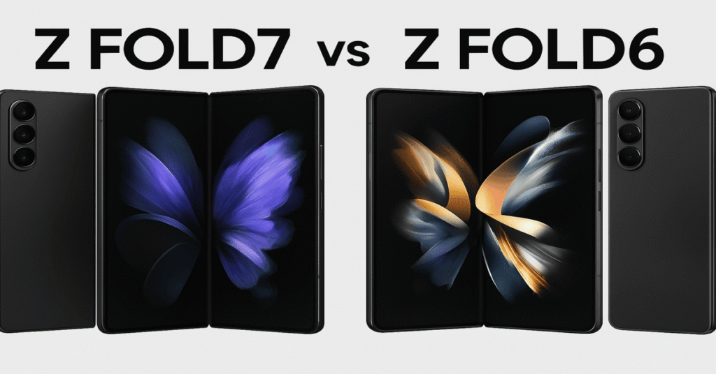 Samsung Galaxy Z Fold7 vs Z Fold6