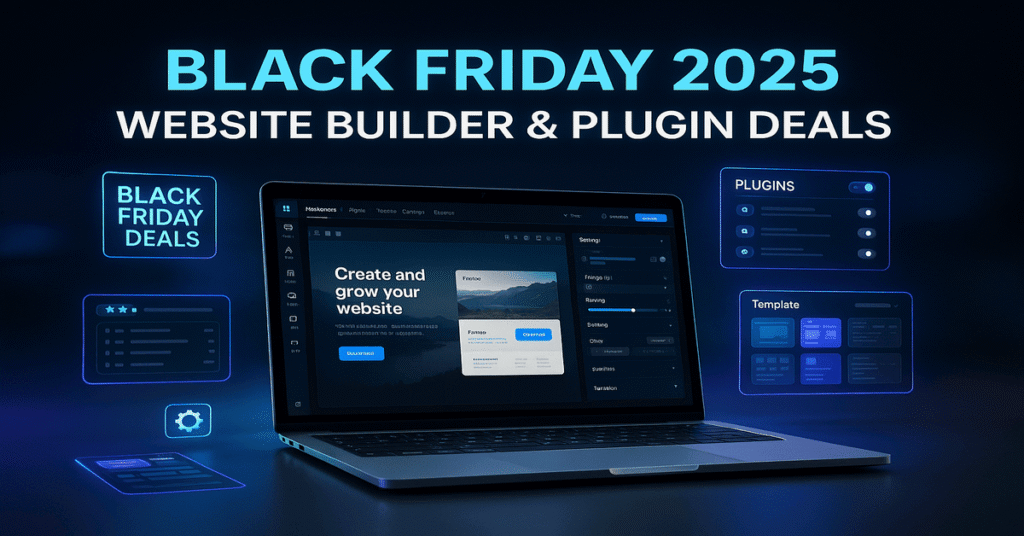 Black Friday website builder deals 2025