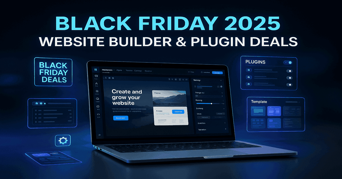 Black Friday website builder deals 2025