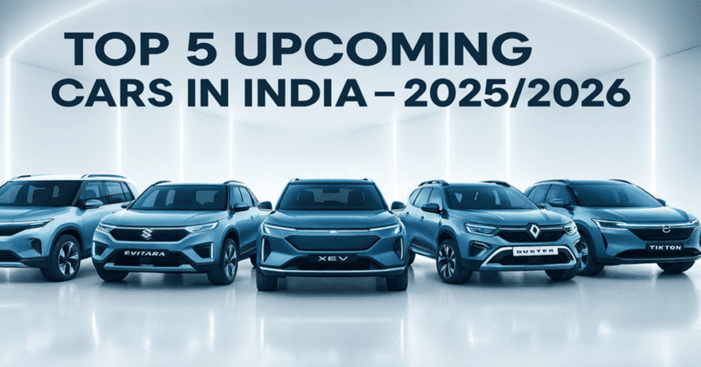 Top 5 Upcoming cars in india