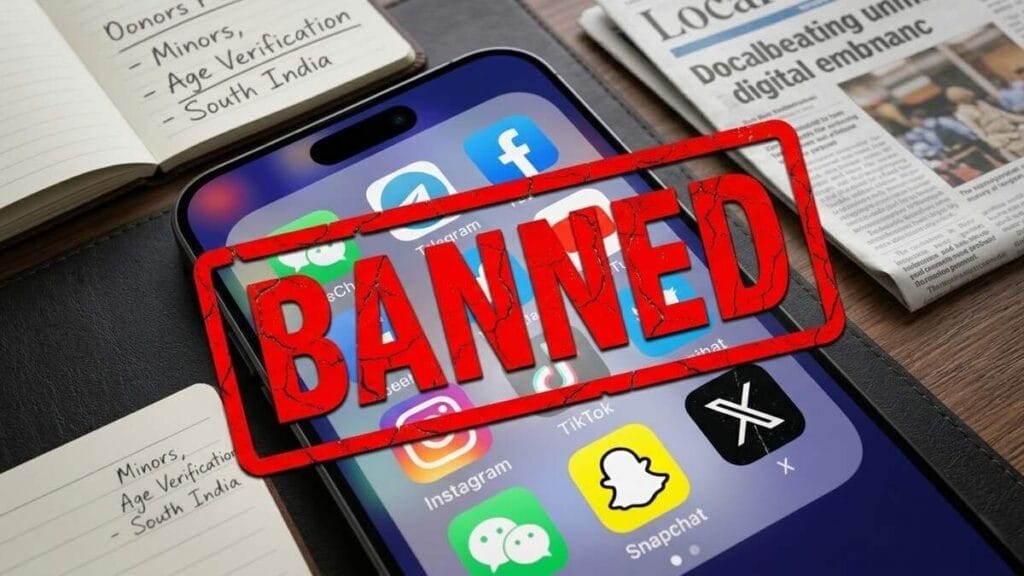 Karnataka and Andhra Pradesh Social Media Platforms Ban for Age 16 & 13