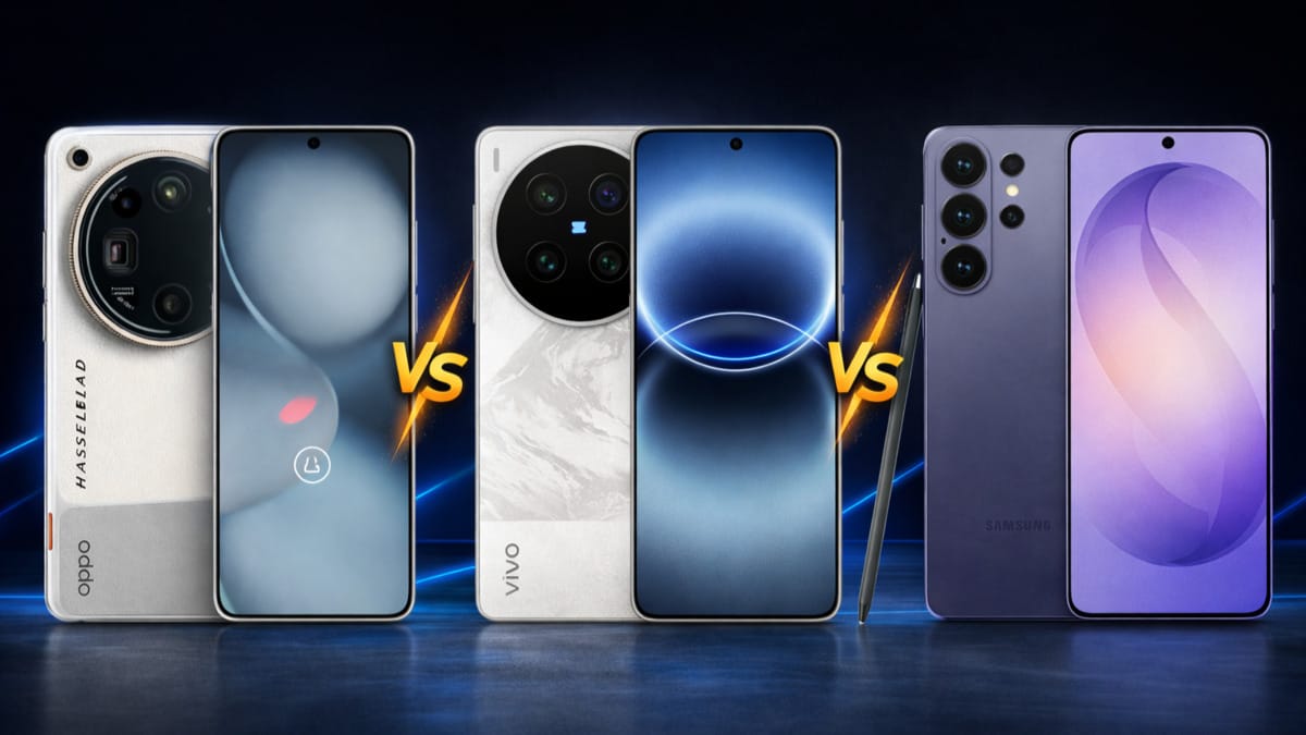 OPPO Find X9 Ultra vs Vivo X300 Ultra vs Galaxy S26 Ultra